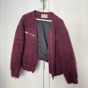 Iro Alana Wool Blend Boucle Jacket